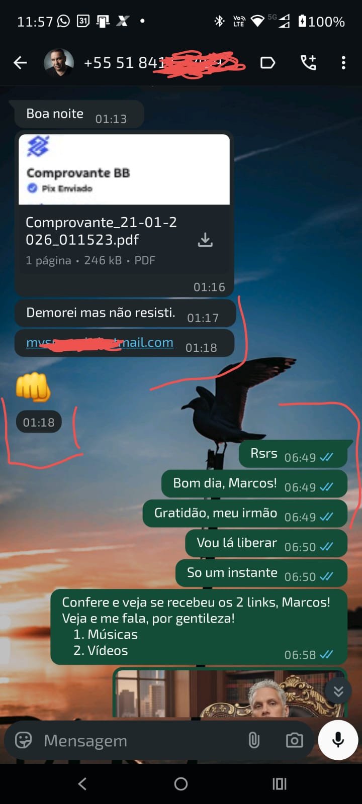 Demorou Mas Não Resistiu